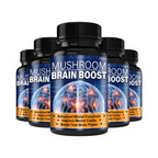 kivus Brain Boost Mushroom Capsules - 300 Capsules (5 Pack)
