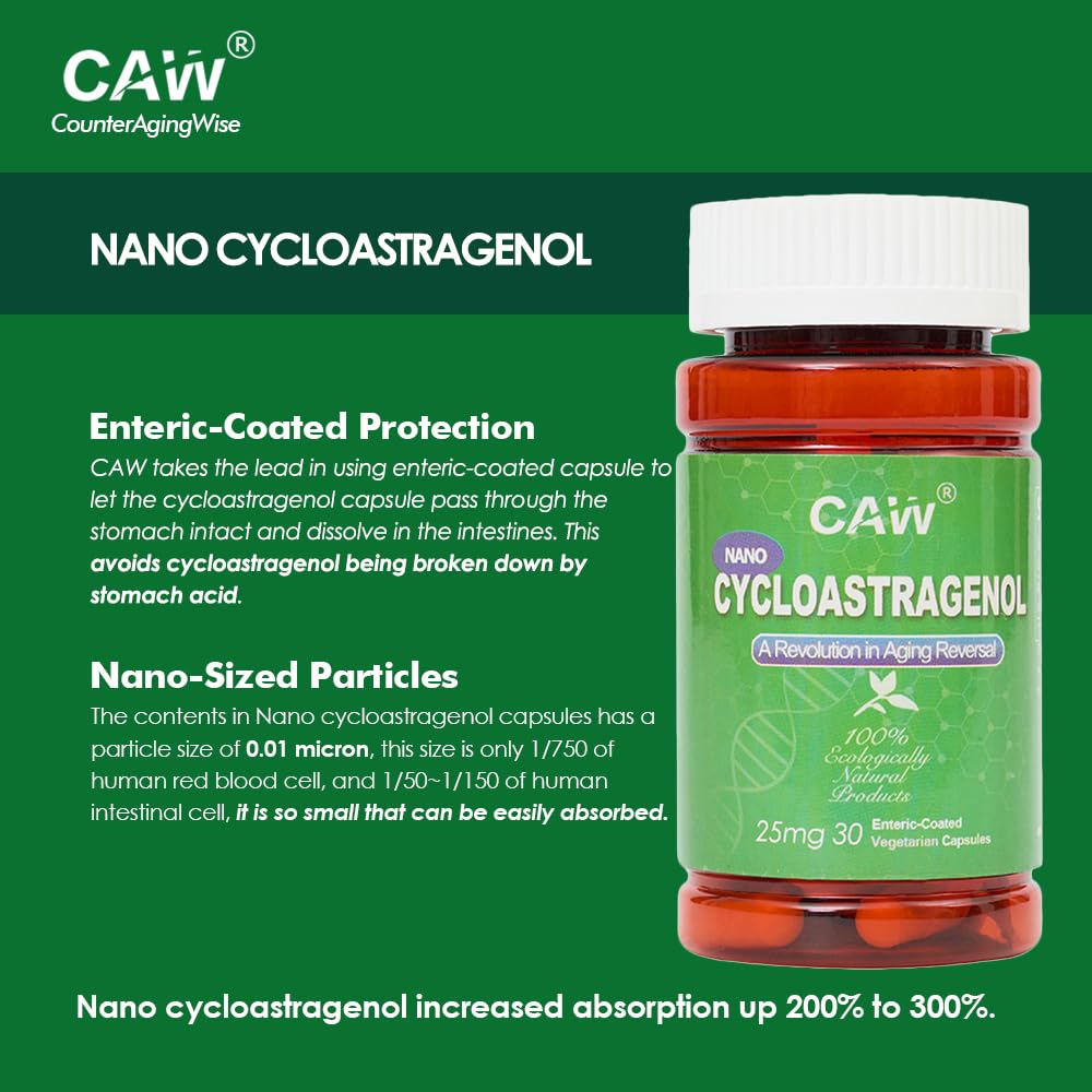 CAW Nano Cycloastragenol 25mg