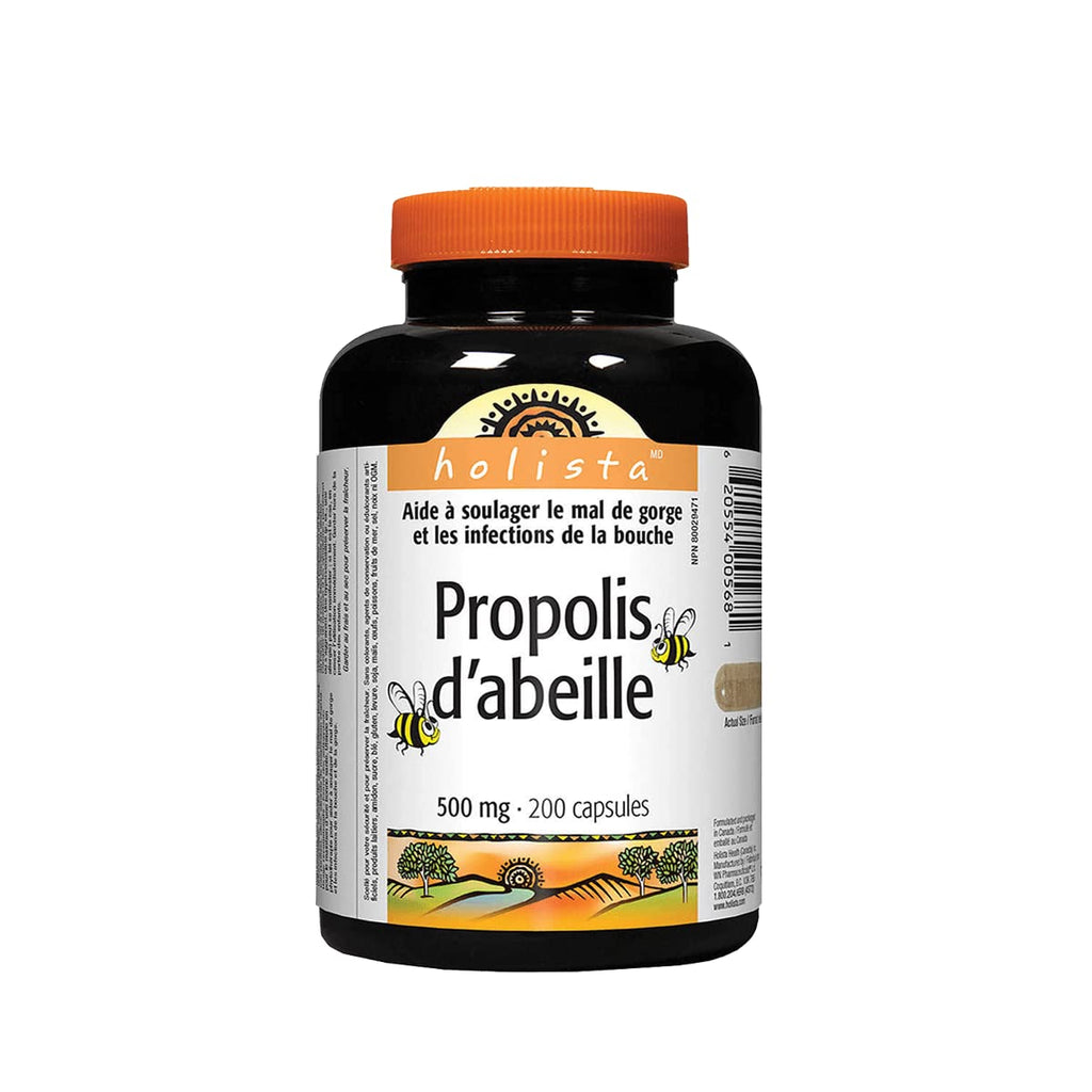 Holista Bee Propolis 500mg - 200 Capsules - image 2