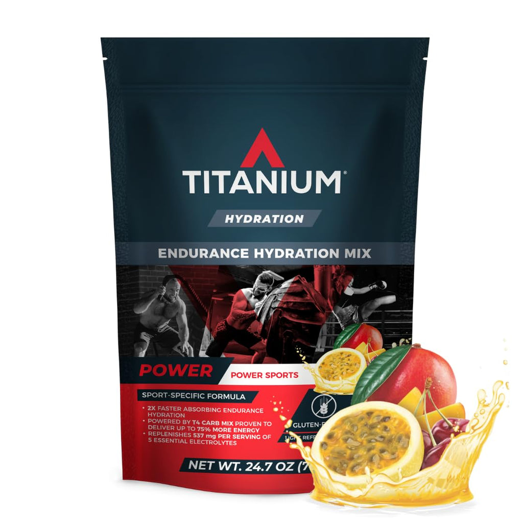 TITANIUM Power Hydration Drink Mix Powder - 30 Servings