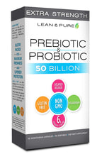 Olympian Labs Lean & Pure Extra Strength Prebiotic Probiotic - 30 Capsules