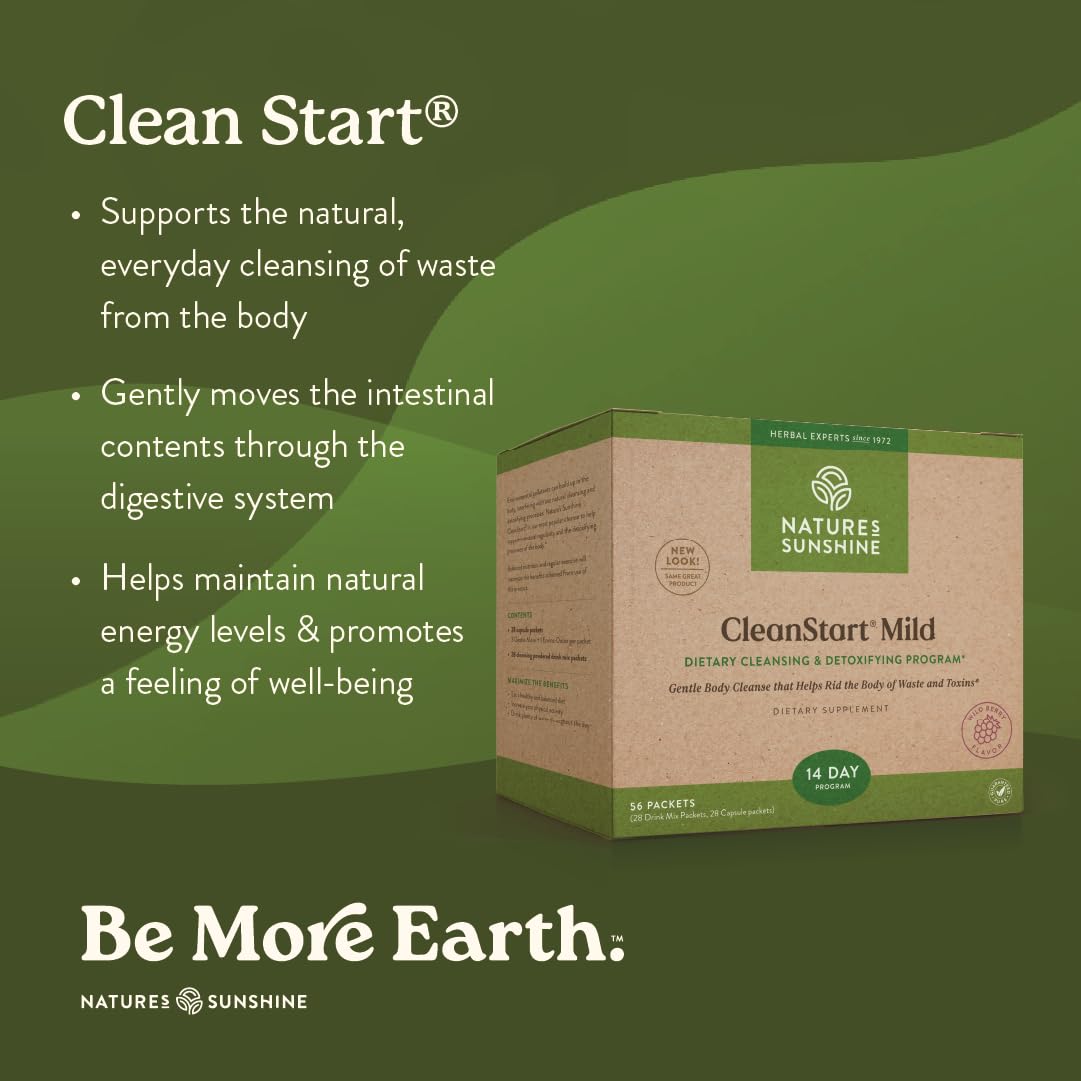 Nature's Sunshine CleanStart Mild, 56 Packets - image 2