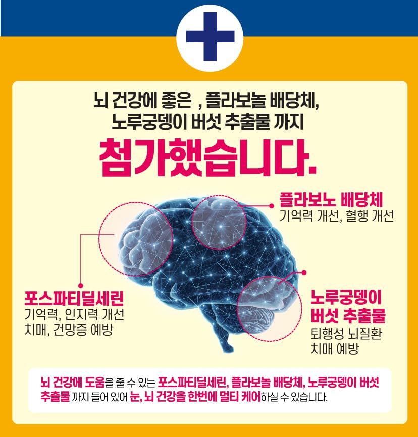 KPurity VisionBrain+ Eye & Brain Health Supplement - 90 Softgels - image 6