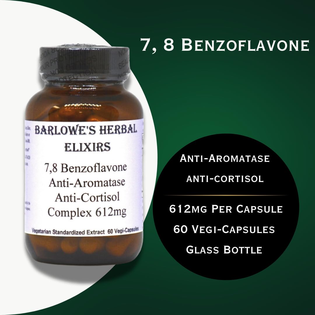 Barlowe's Herbal Elixirs 7,8 Benzoflavone 612mg - 60 Capsules - image 3