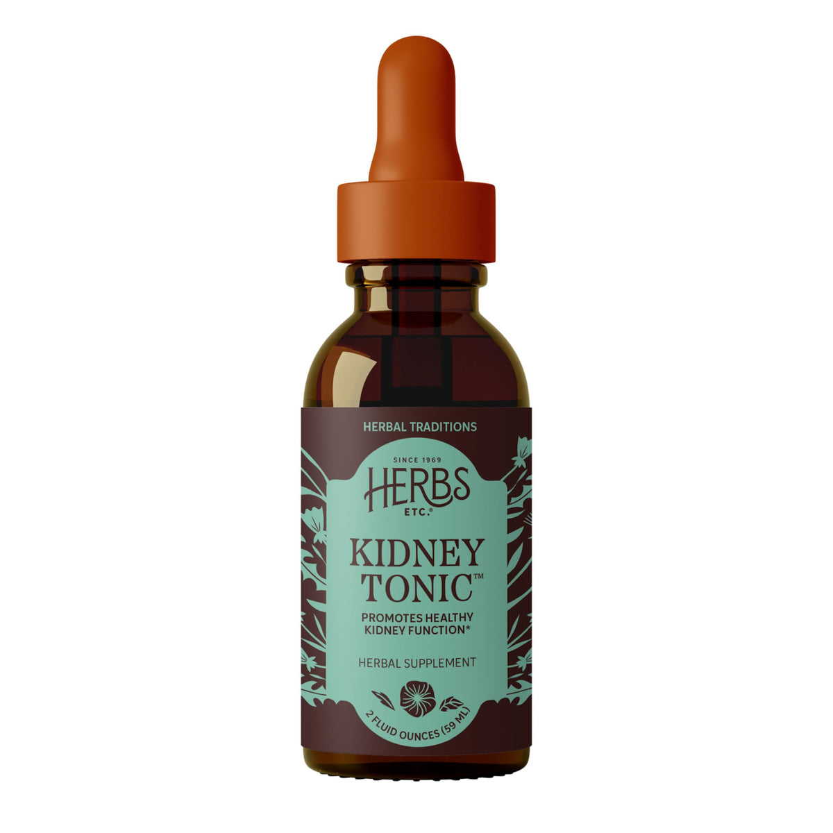 Herbs Etc. Kidney Tonic Herbal Supplement - 2 fl oz