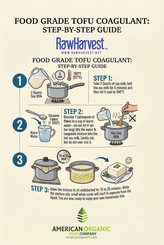 RawHarvest Food Grade Nigari Flakes Tofu Coagulant - 16 oz - image 2