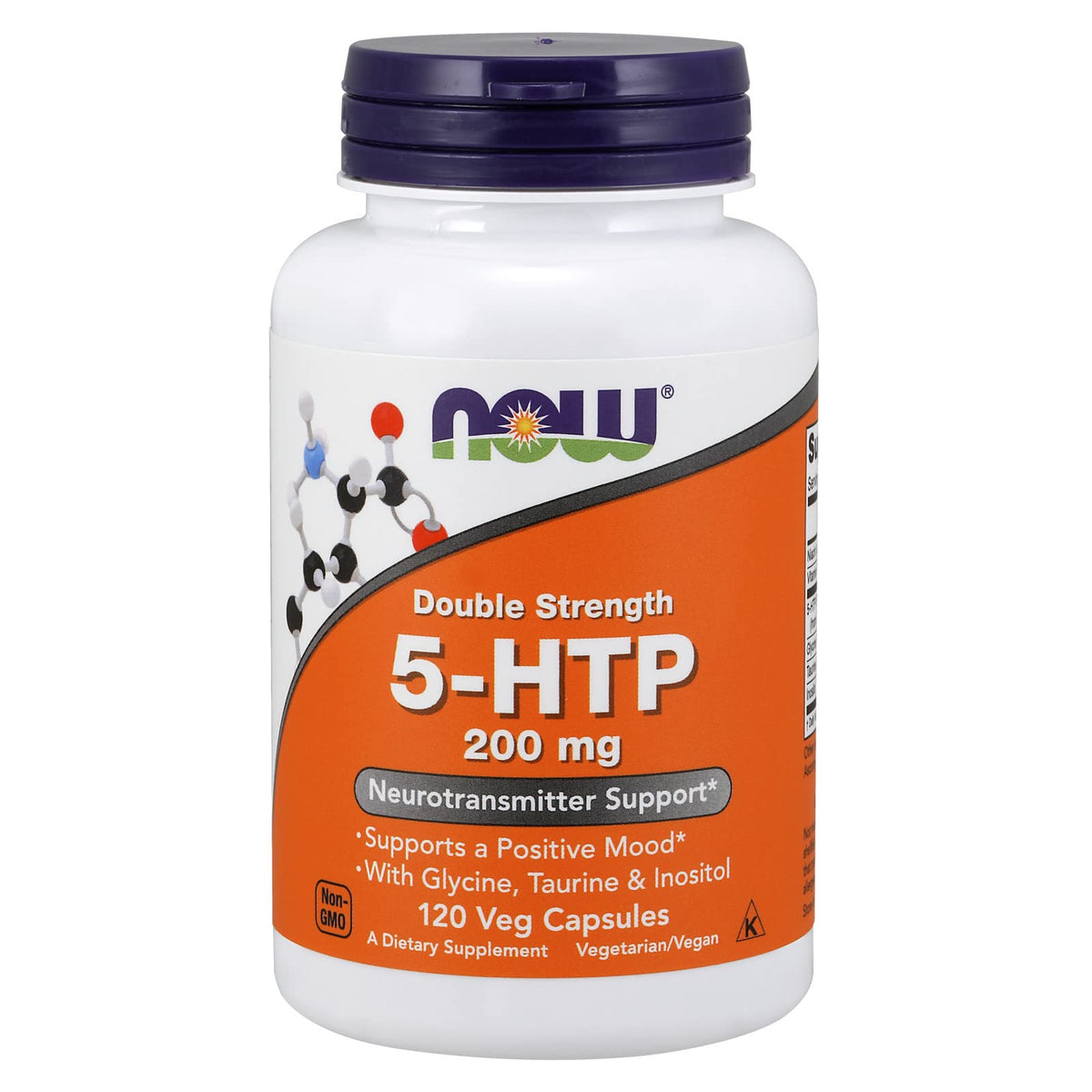 NOW Foods Double Strength 5-HTP 200 mg - 720 Vegetarian Capsules