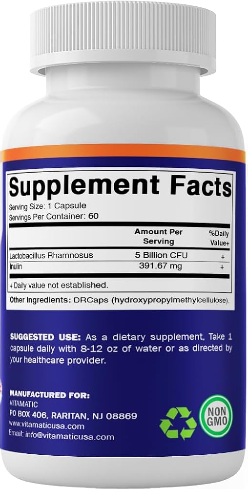 Vitamatic Lactobacillus Rhamnosus 5 Billion DR Capsule - 60 Count - image 8