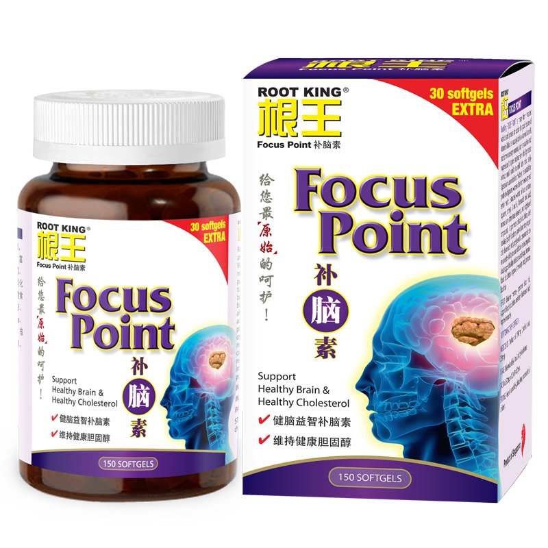 ROOT KING Focus Point (150 softgels) - Walnut Oil
