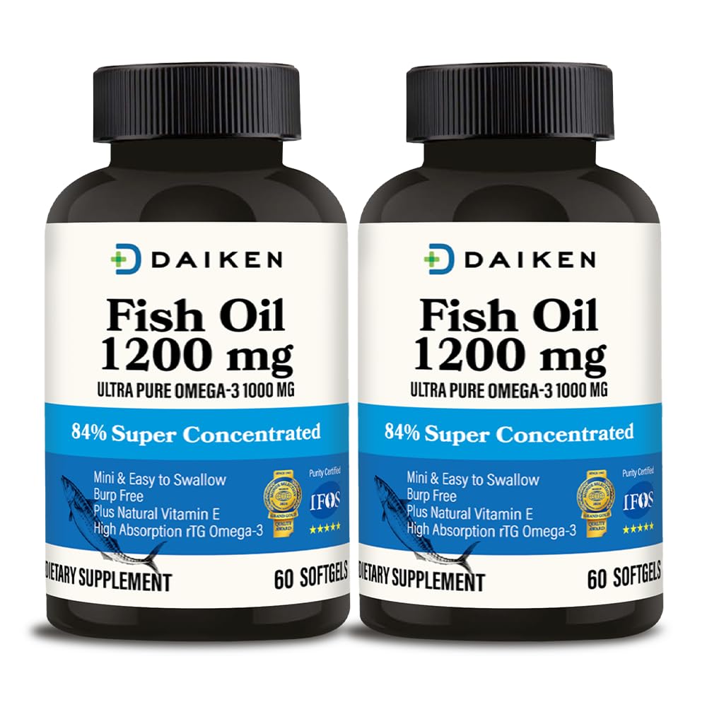 DAIKEN Mini Fish Oil, 60 Softgels