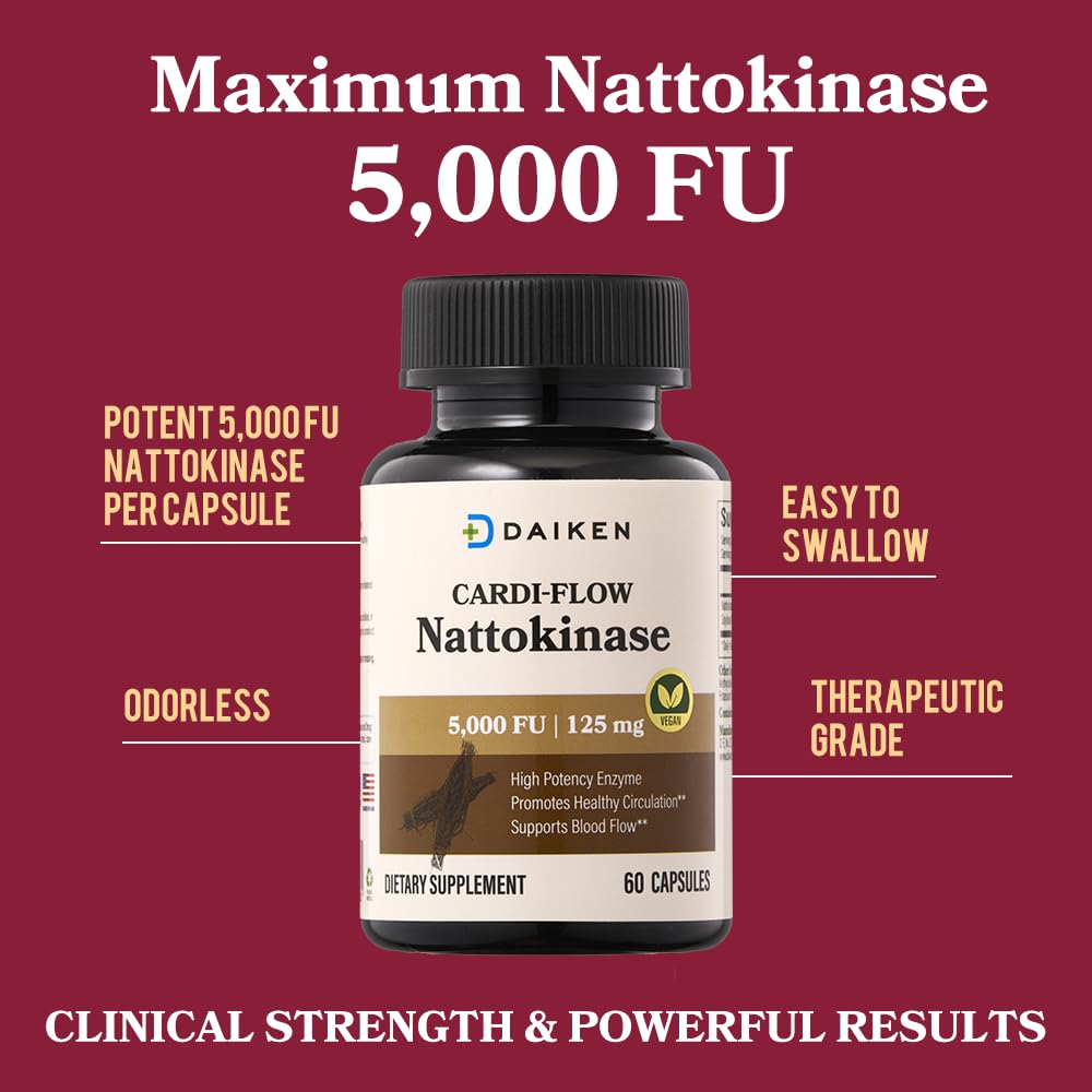 DAIKEN Nattokinase, 60 Capsules