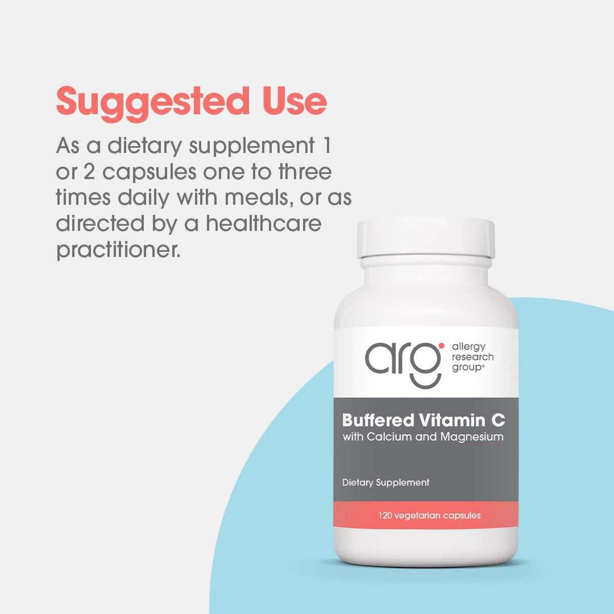 Allergy Research Group Buffered Vitamin C 1000 mg - 120 Capsules - image 4
