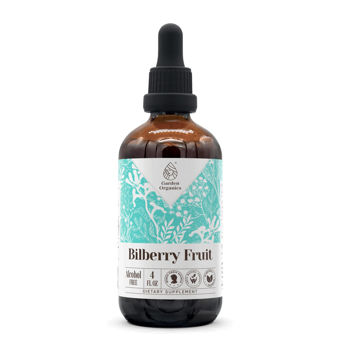 Garden Organics Bilberry Fruit Alcohol-Free Natural Tincture Extract