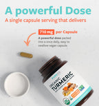PURE CO Organic Turmeric Ginger Black Pepper Supplement - 60 Capsules - image 4