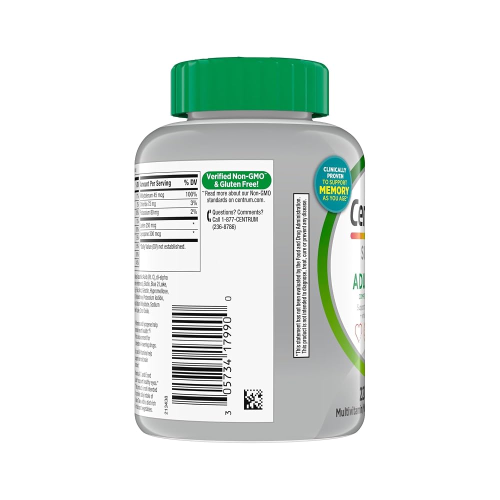 Amazon Pharmacy Centrum Silver Adult 50+ Multivitamin - 1 Tablets - image 3