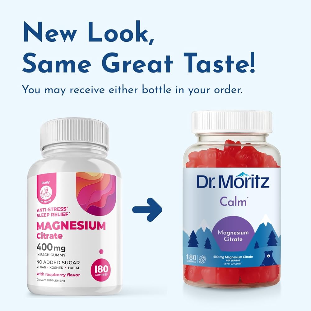 DR. MORITZ Magnesium Citrate Gummies - Promotes Healthy Relaxation