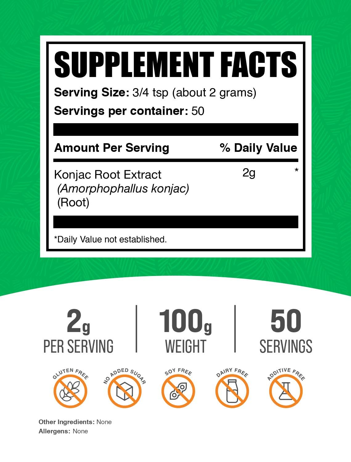BulkSupplements.com Glucomannan Powder
