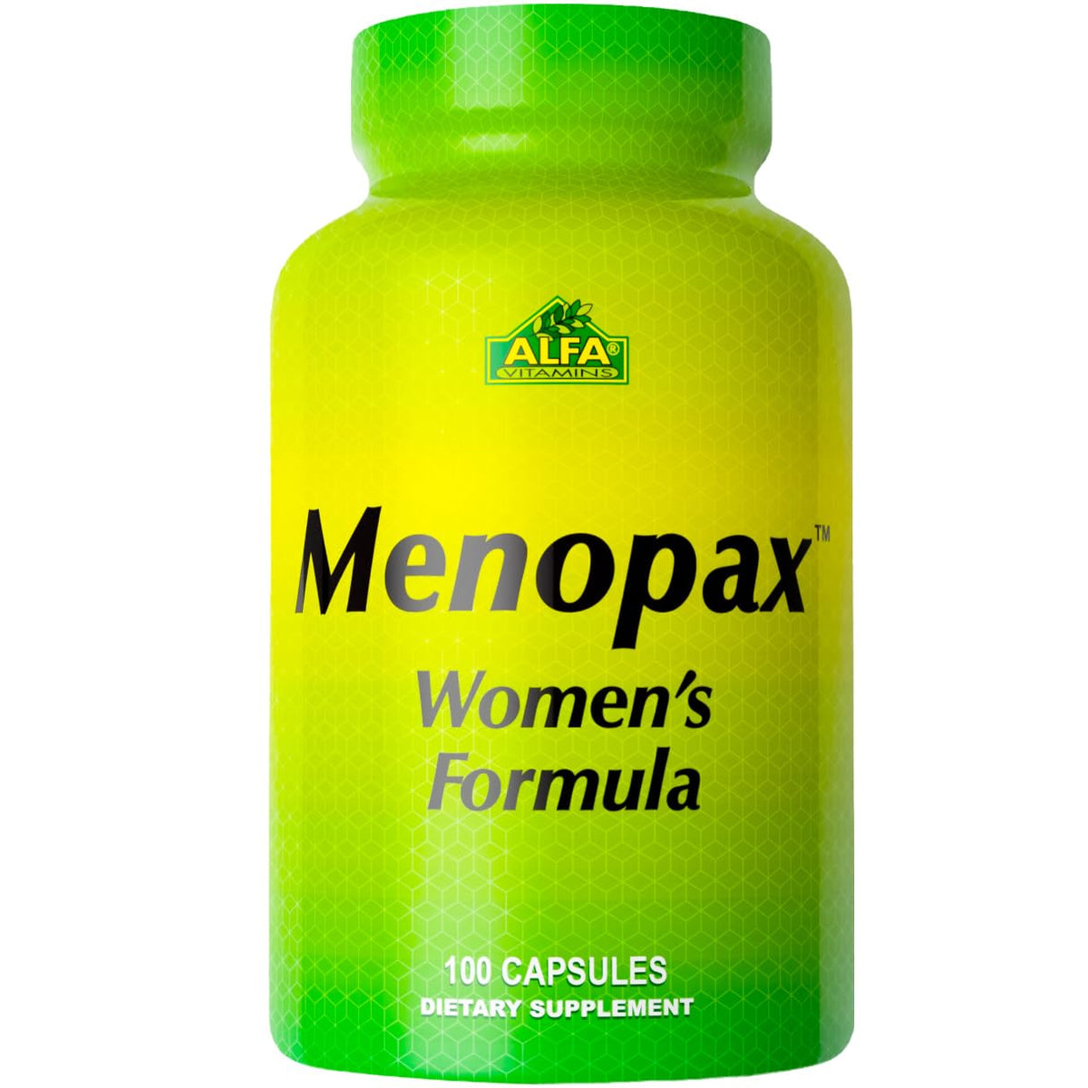 ALFA VITAMINS Menopax Women's Formula - 100 Capsules