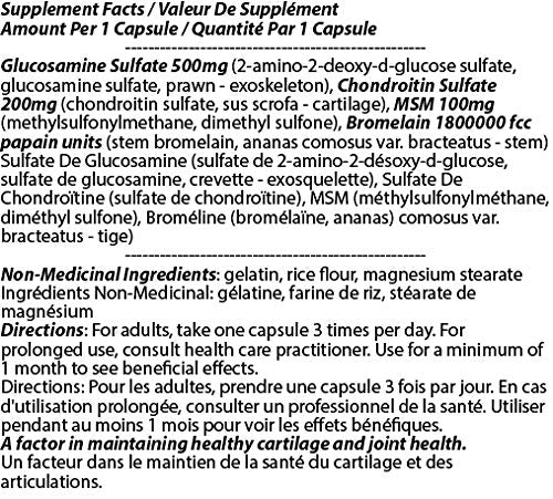 Total Natural 4-in-1 Glucosamine Sulfate Joint Support - 150 Capsules - image 5