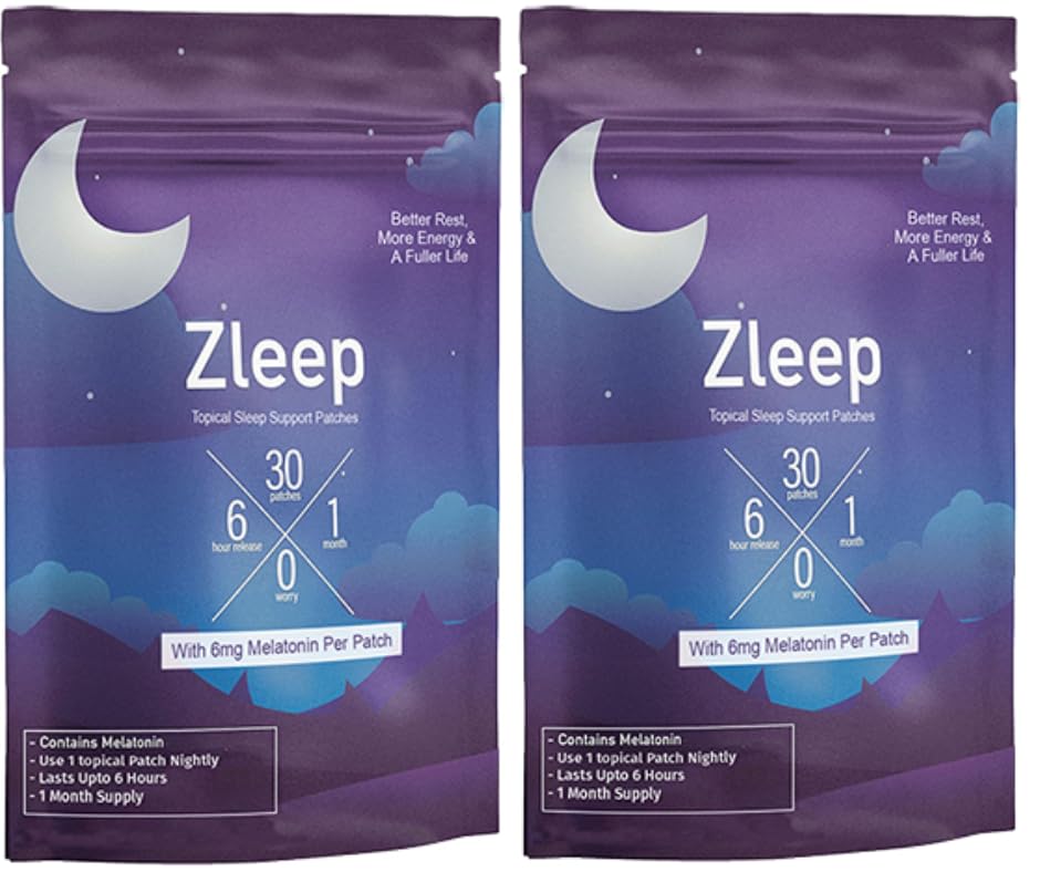 Zleep New Sleep Patches w/Dream Complex and Melatonin to Promote