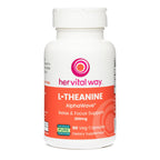 her vital way L-Theanine 200mg Extra Strength Relax & Focus - 90 Capsules