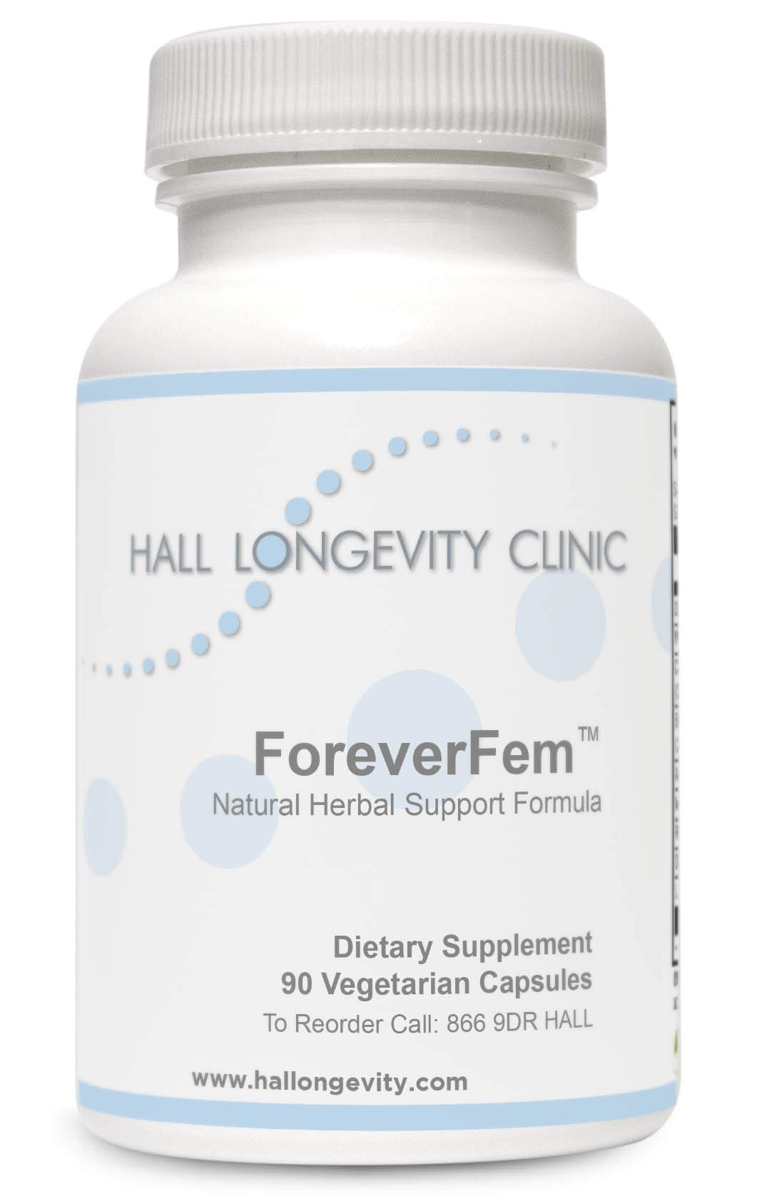 Hall Longevity Clinic ForeverFem Menopause Support - 90 Capsules