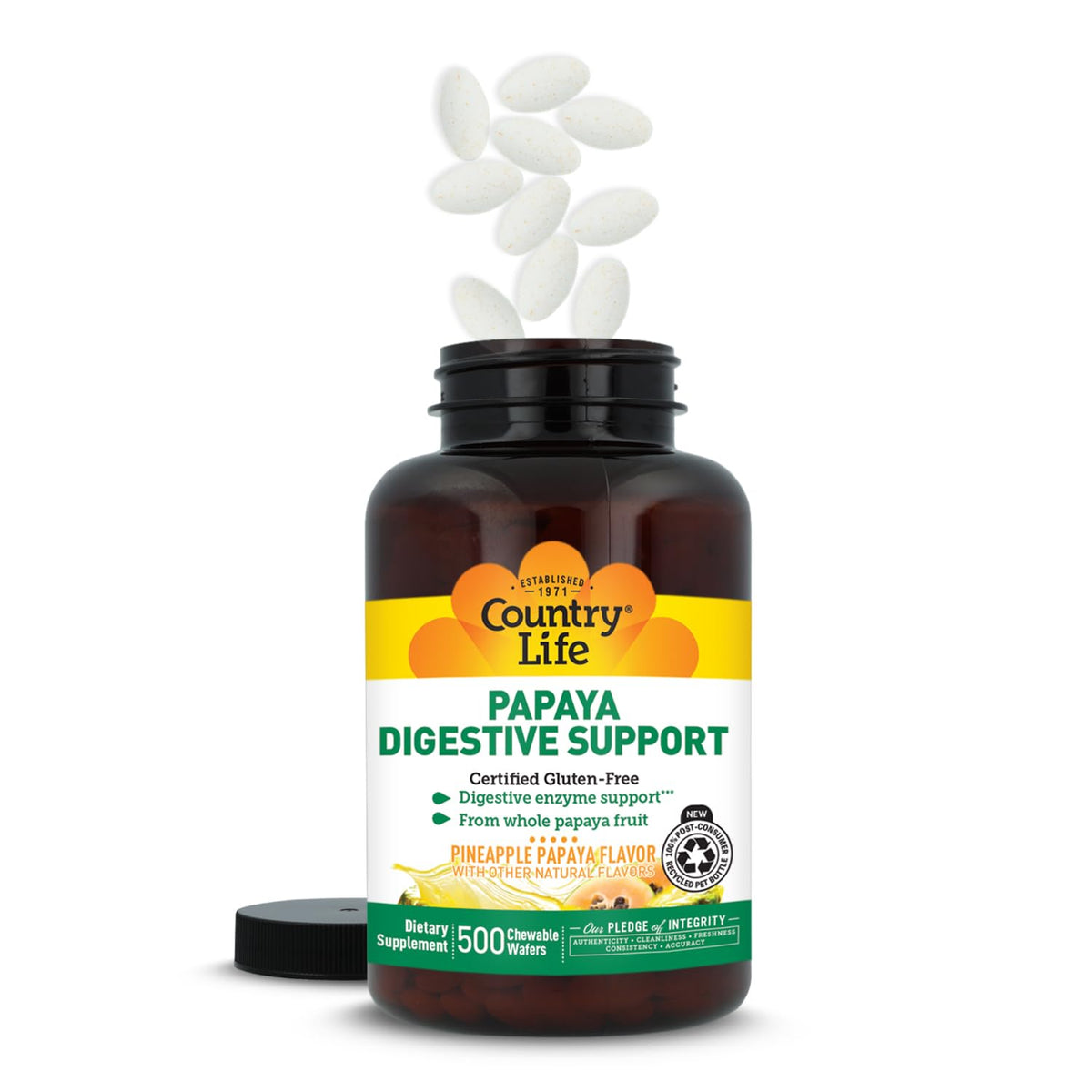 Country Life, Papaya Digestive Support, Daily Enzymes to Promote