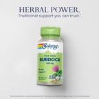 Solaray True Herbs Burdock Root 425 mg - 100 Vegetarian Capsules - image 3