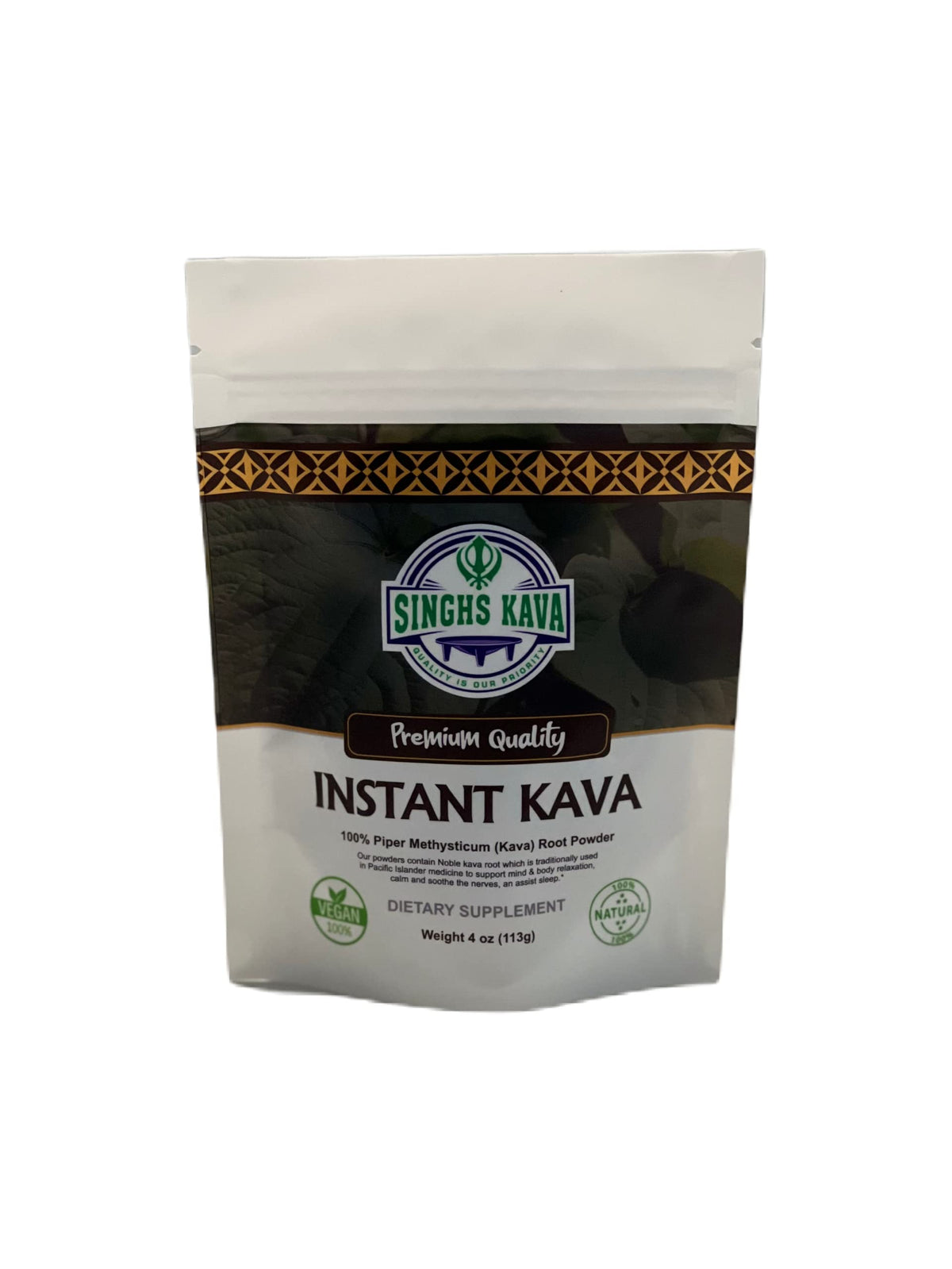 SINGHS Micronized Instant Kava Powder Fijian - 4 oz - image 2