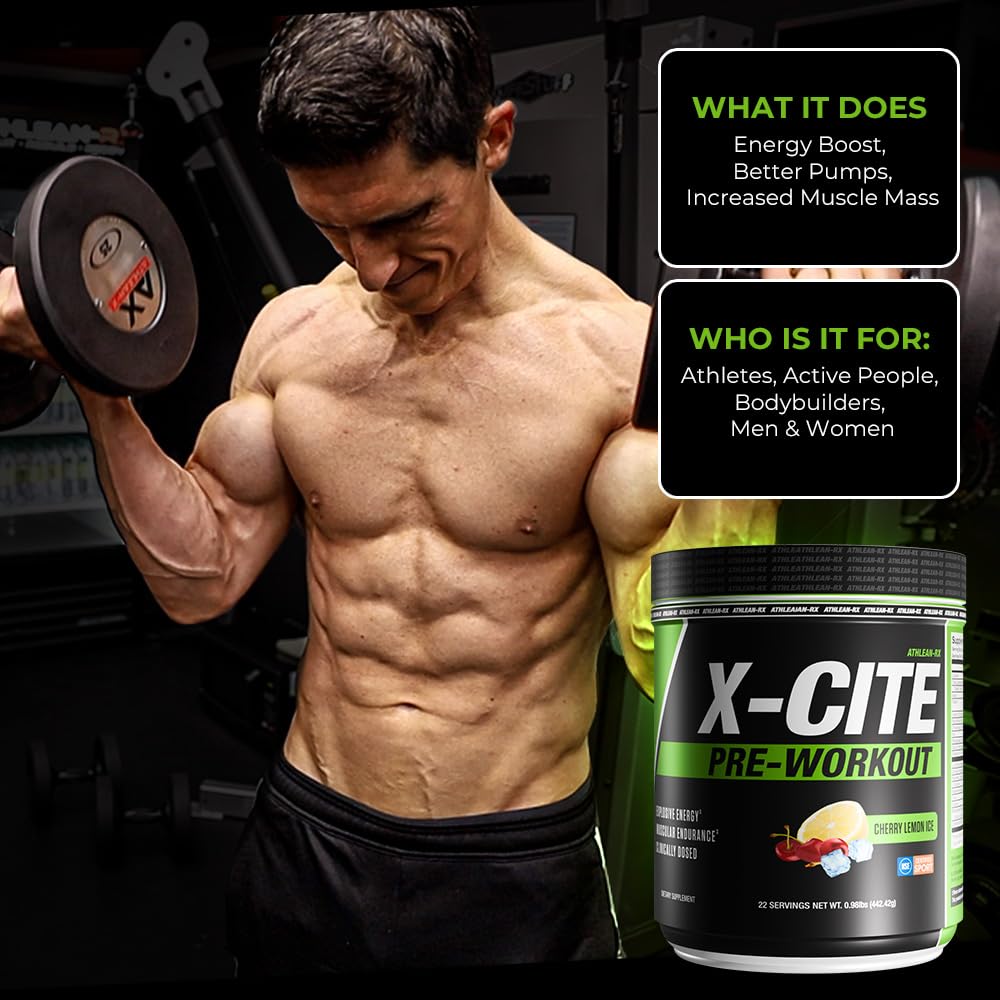 ATHLEAN-RX X-CITE Pre-Workout by ATHLEAN-X - Enhanced Formula