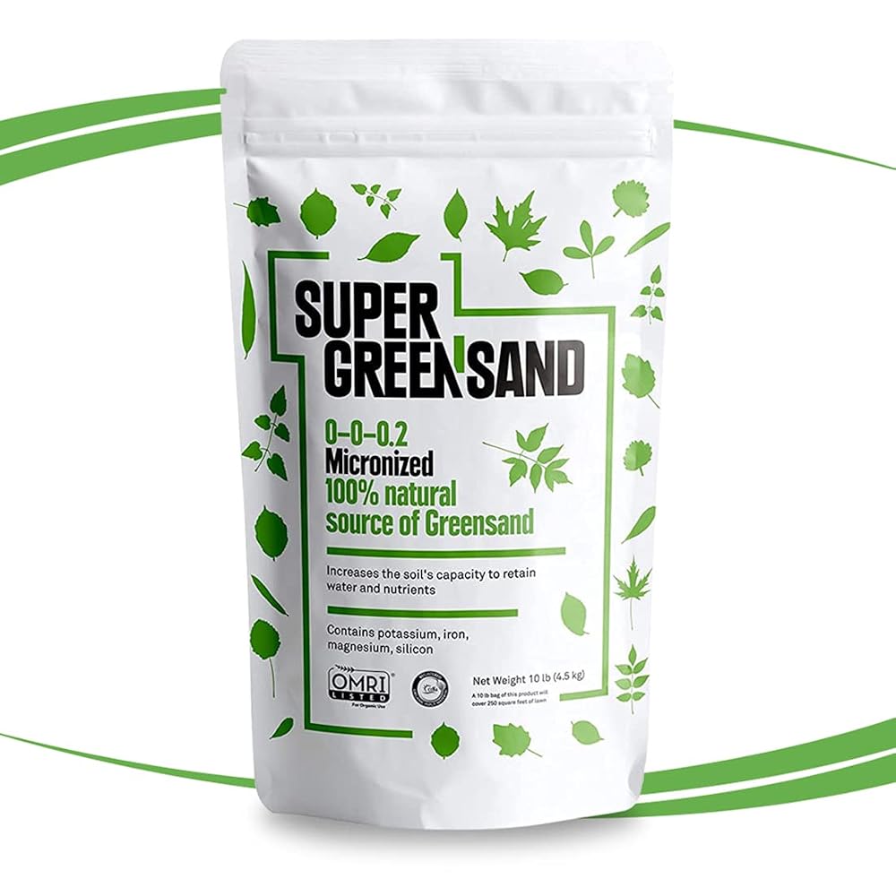 Super Greensand Micronized Soil Conditioner 68 Minerals - 10 lbs
