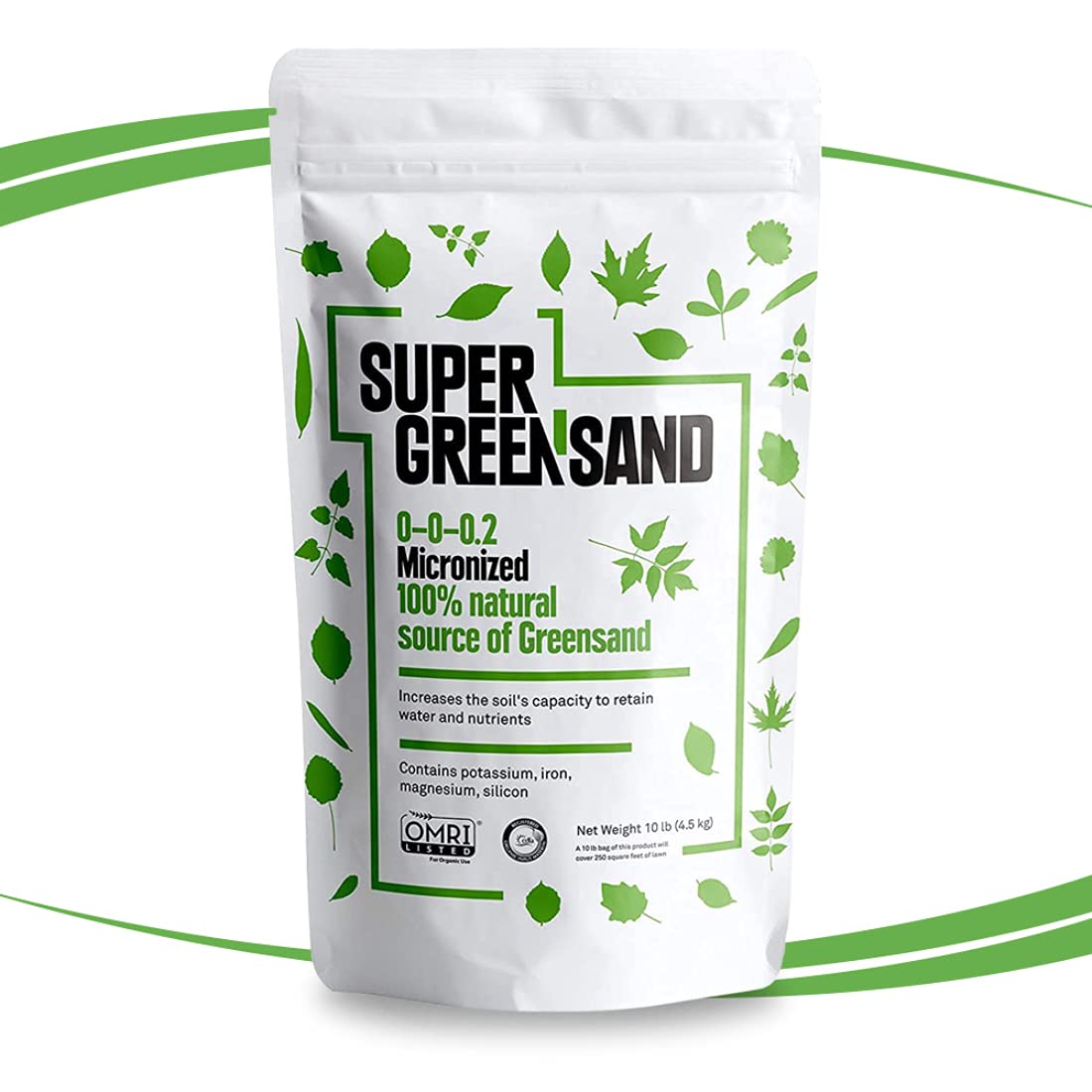 Super Greensand Micronized Soil Conditioner 68 Minerals - 10 lbs