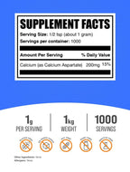BulkSupplements.com Calcium Aspartate Powder