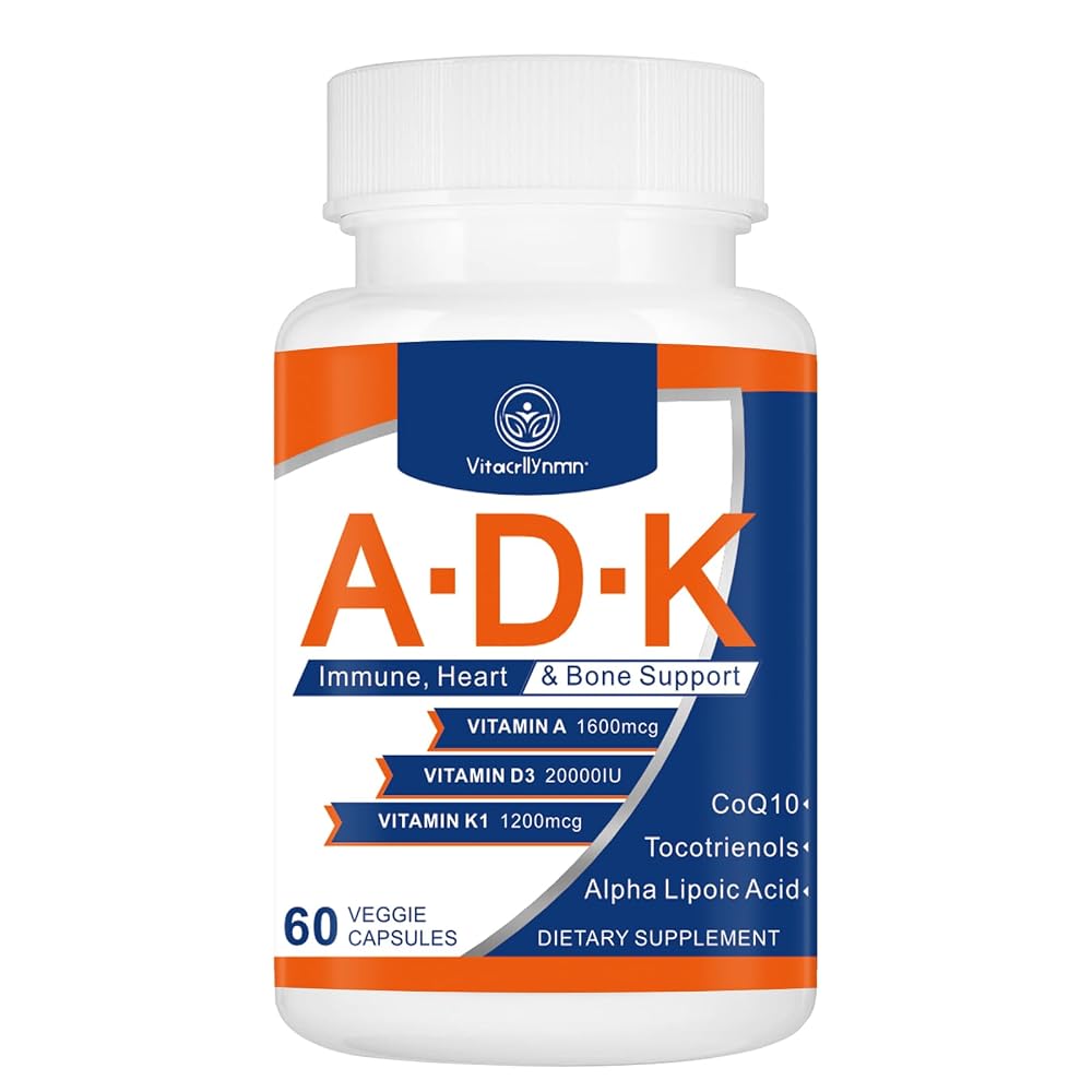 VITACRLLYNMN ADK Vitamin Supplement 20000 IU - 60 Capsules