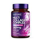 Built by Nature Multi Collagen Peptides Complex for Women - 120 Capsules