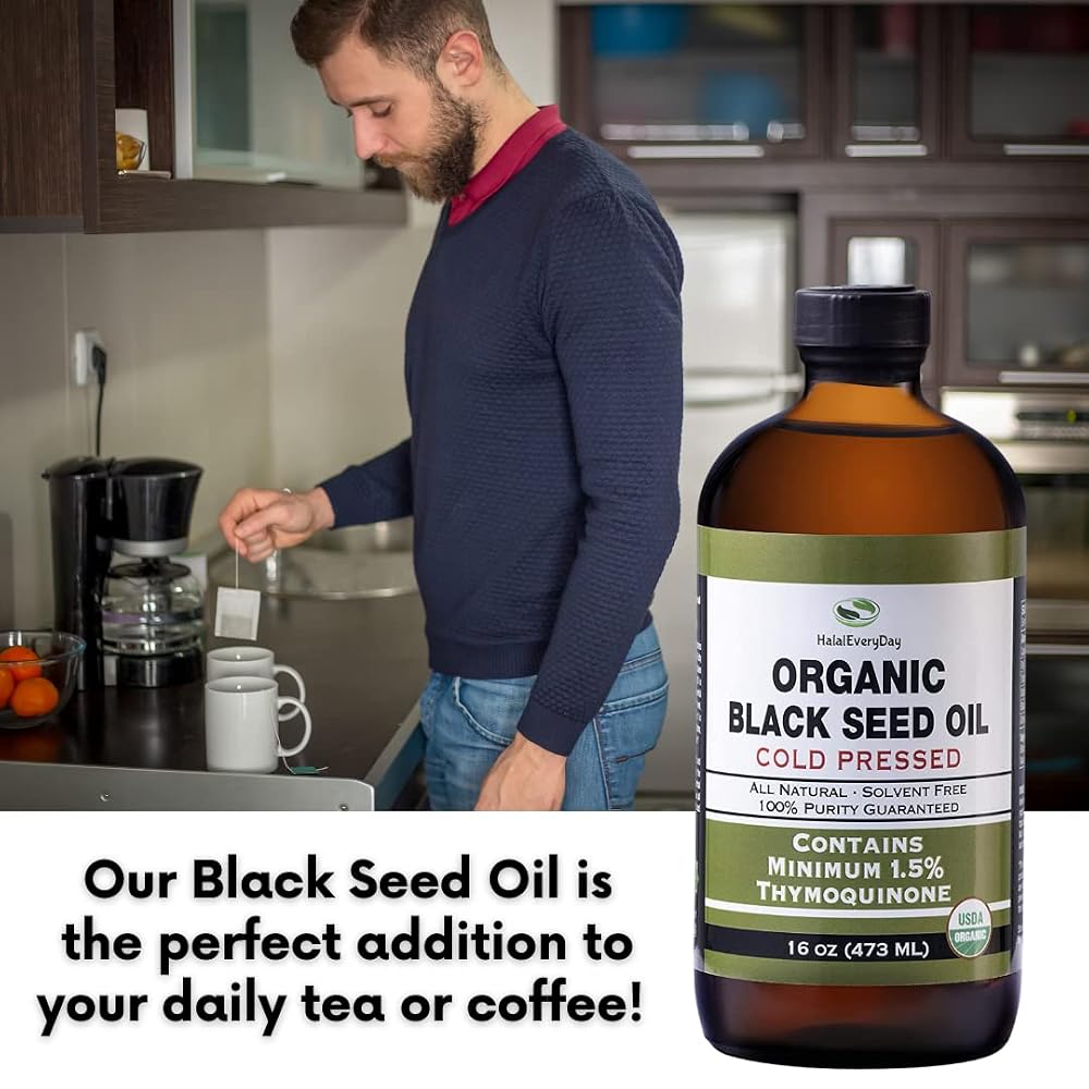 HalalEveryDay Organic Black Seed Oil - USDA Certified Cold Pressed - image 6