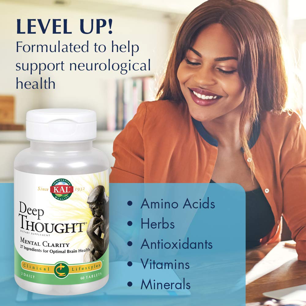 KAL Deep Thought Brain Support - 60 Tablets - image 3