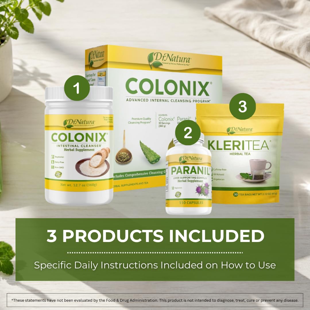 DrNatura Colonix 3-Part Colon Cleanse Kit - 30 Day Program - image 4