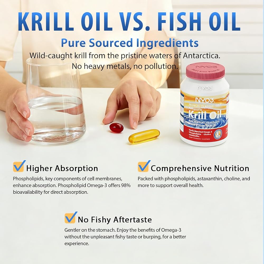NYO3 Krill Oil Omega 3 Supplement