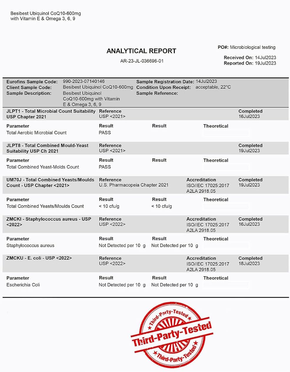 Besibest Ubiquinol CoQ10-600mg-Softgel