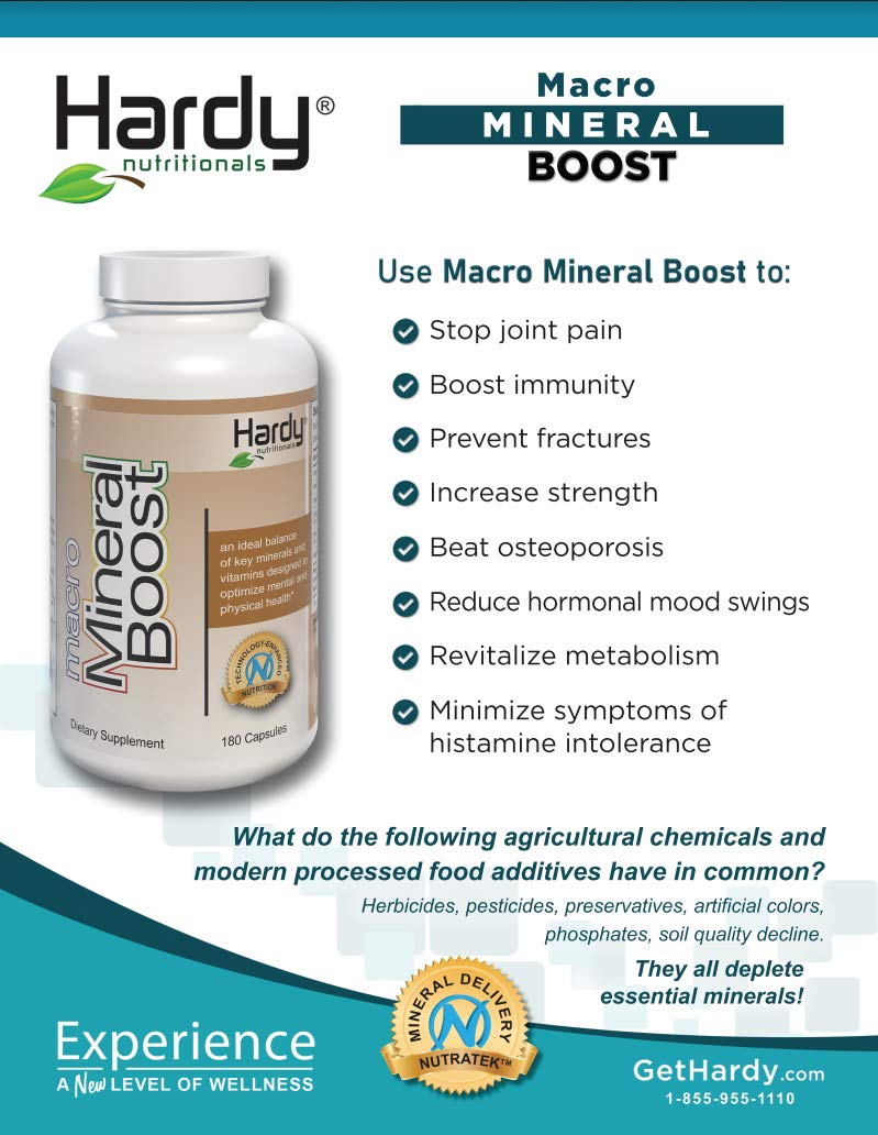 Hardy Nutritionals Macro Mineral Boost Calcium Supplement - 180 Capsules - image 4