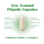 Apihealth New Zealand Propolis with Echinacea & Vitamin C - 100 Capsules - image 2