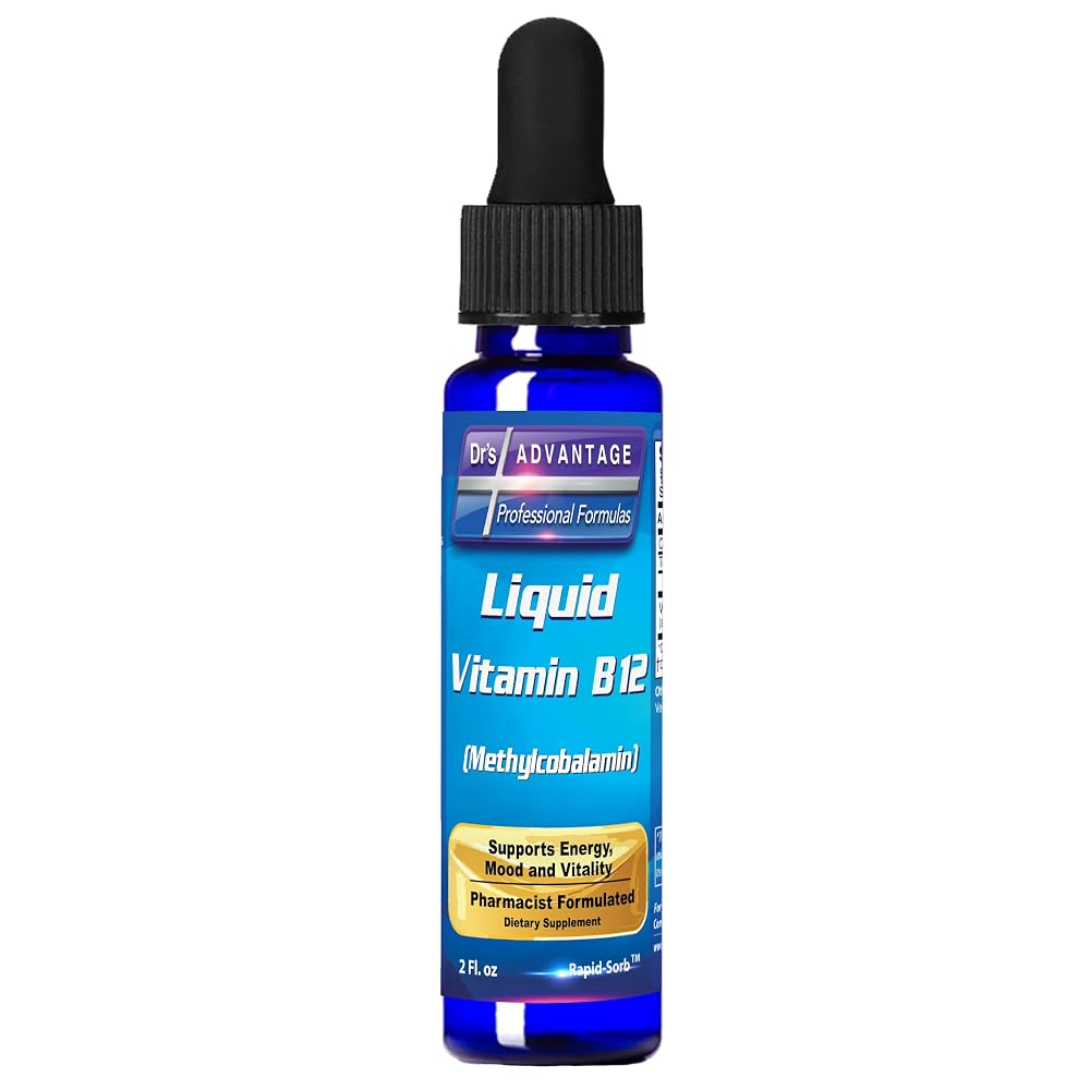 Dr's Advantage Liquid Vitamin B12 Dropper 3000 mcg - 2 Fl Oz