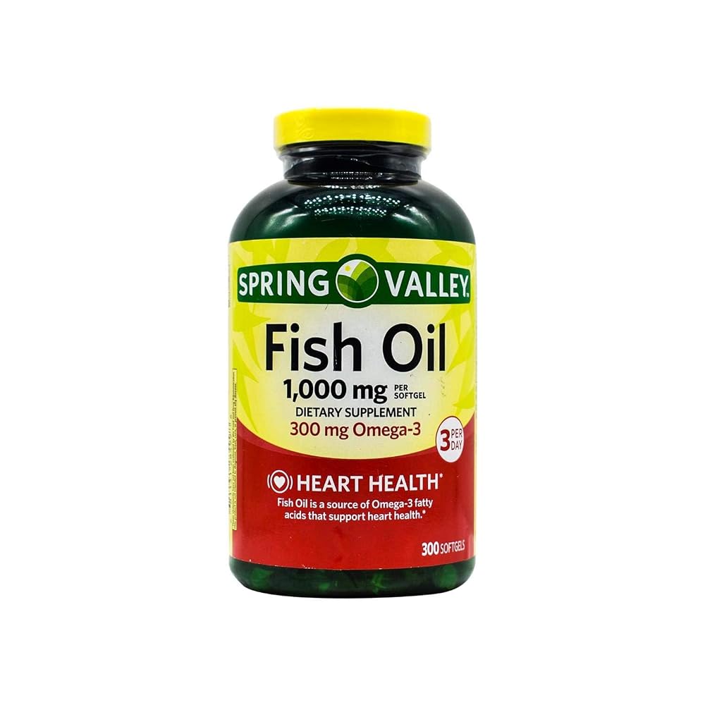 Mohsin Skerdy Spring Valley Fish Oil 1000 mg - 300 Softgels