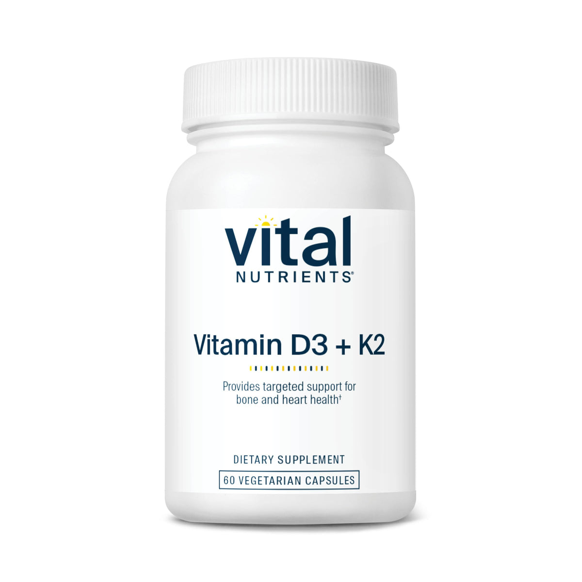 Vital Nutrients Vitamin D3 + K2 2000 IU - 60 Capsules
