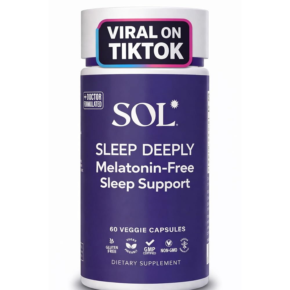 Sol Nutrition Sleep Aid Herbal Capsules - 60 Capsules