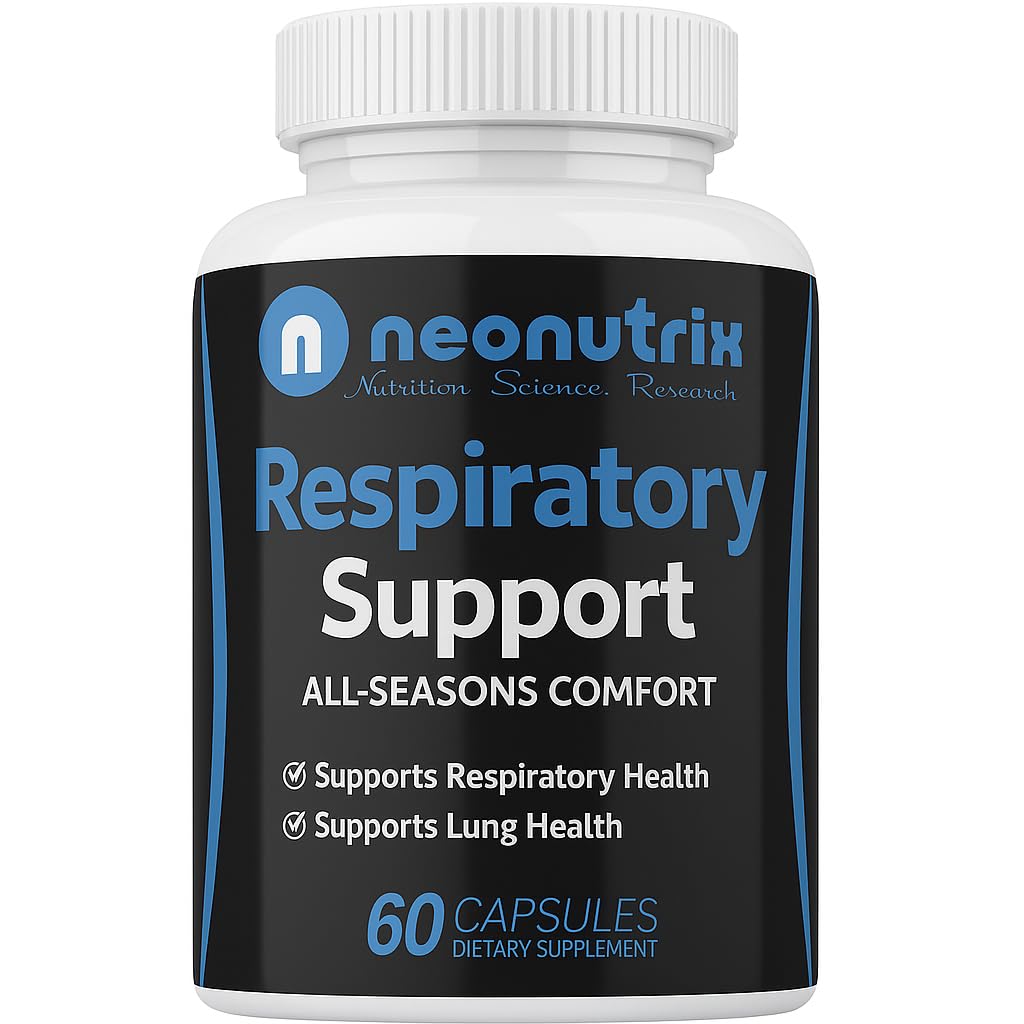 Neonutrix Lung Detox Cleanse Supplement Respiratory Support - 60 Capsules