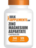 BulkSupplements Zinc Magnesium Aspartate Capsules - 240 Count