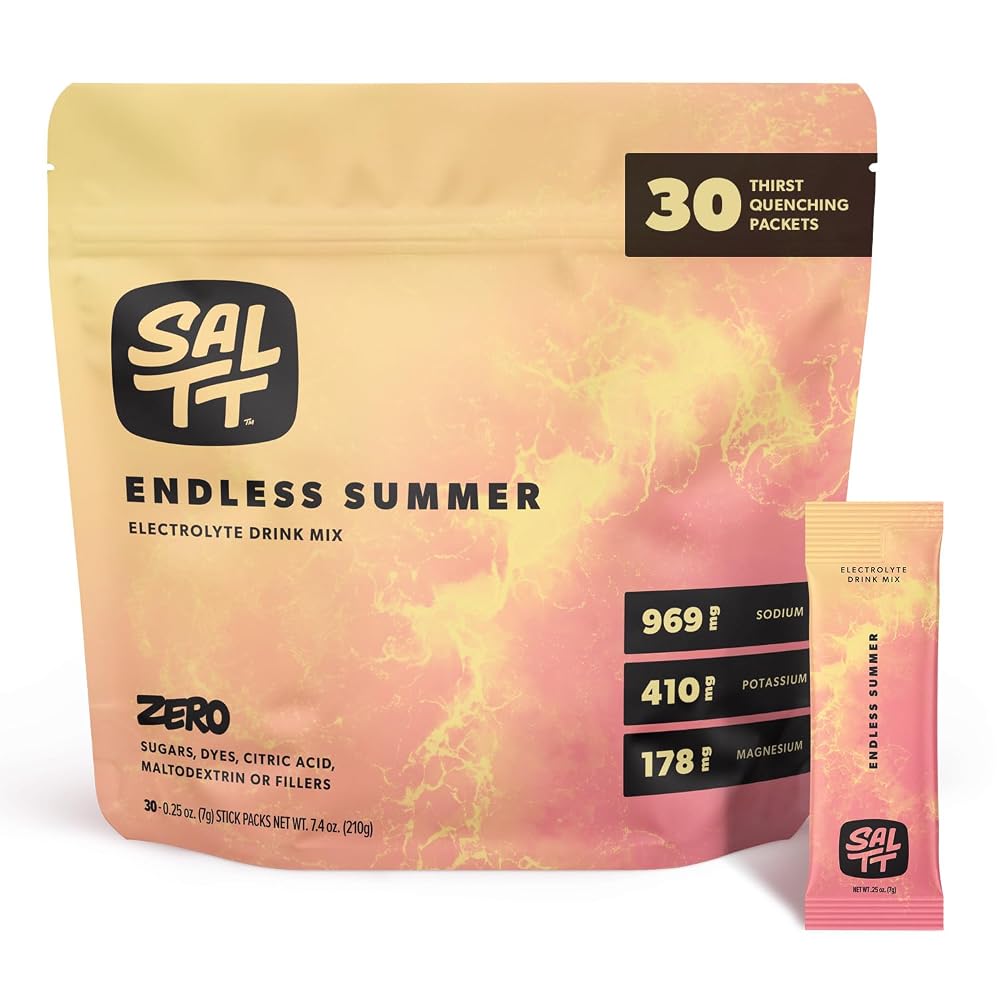SALTT Electrolyte Packets - Zero Sugar, Easy Dissolve, Key Minerals