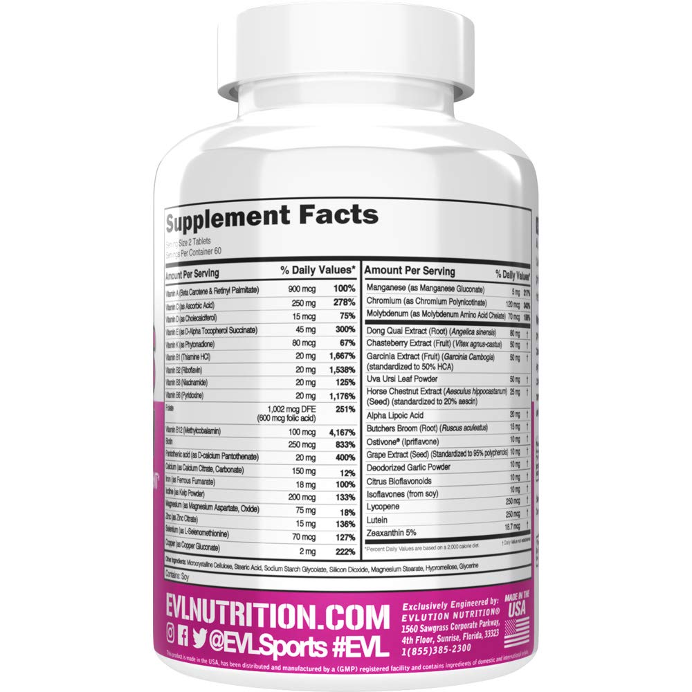 Evlution Nutrition Women's Multivitamin - 120 Tablets - image 5